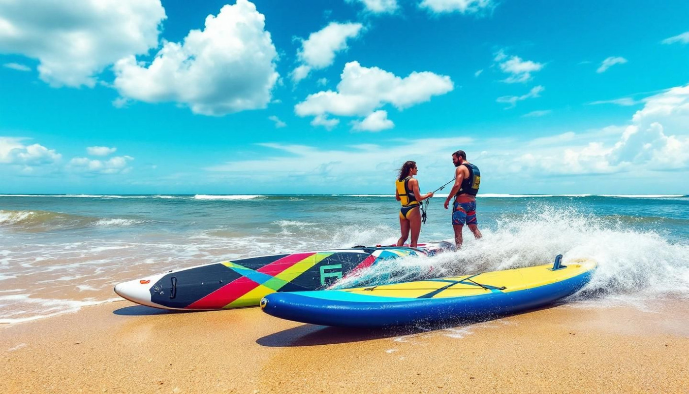 Wie wählt man die richtige Ausrüstung für Kitesurfen, SUP und Wingfoilen?